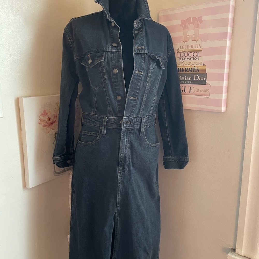 Denim Longline Dress